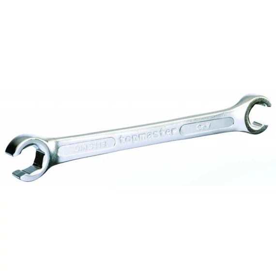 Topmaster Pro fékcsőkulcs, hajlított, Cr-V, 16x18mm