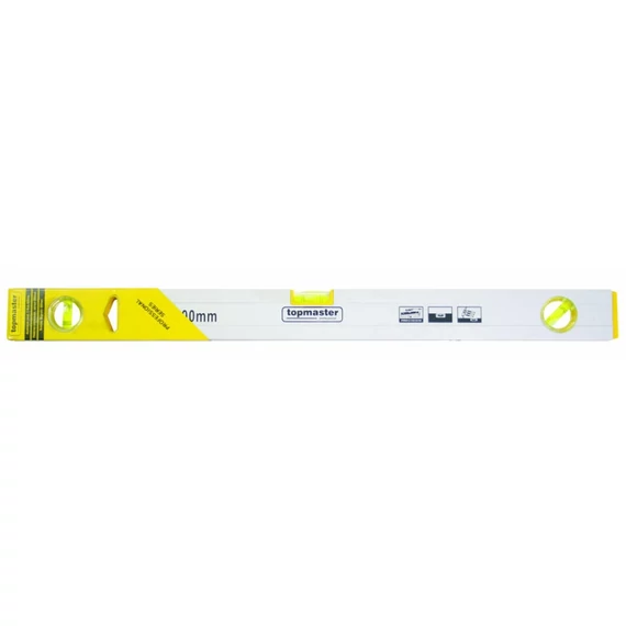 Topmaster Pro vízmérték, 3 libellás, 1.2m