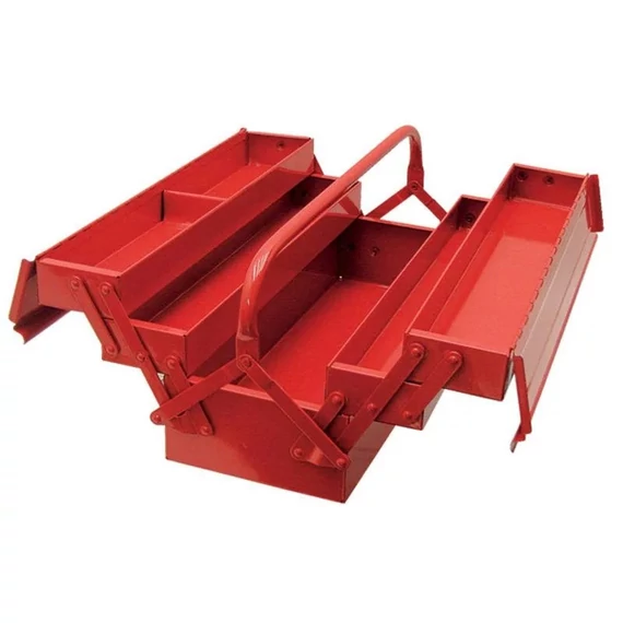 Torin Big Red szétnyitható fém szerszámosláda, 5 rekeszes, 50x20x27cm