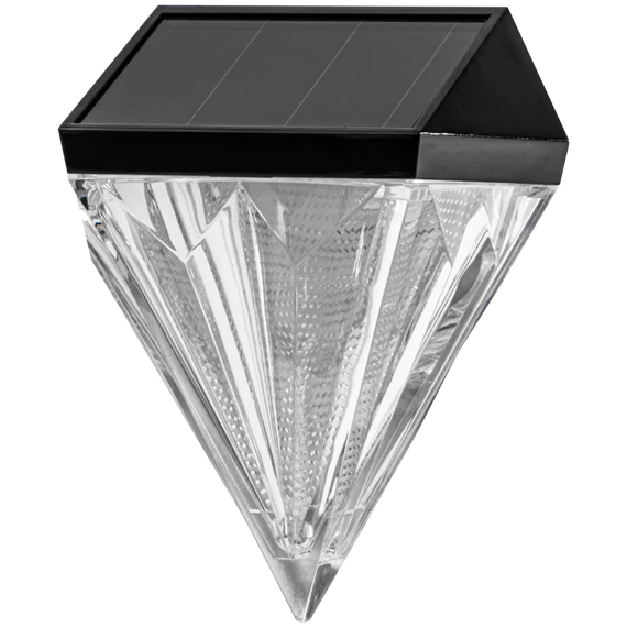 Tracon napelemes kerti falilámpa, 3000K, 7lm