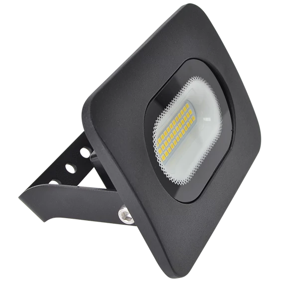 Tracon LED fényvető beépített bekötődobozzal (kábel nélkül) fekete 20W, 1600lm