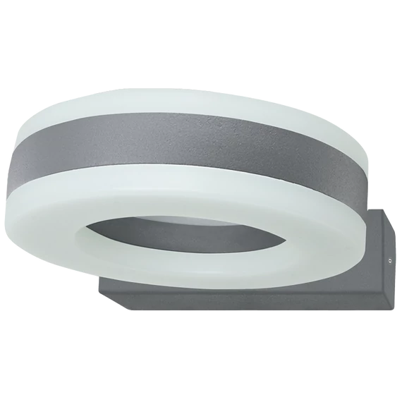 Tracon fali lámpatest, gyűrű forma, antracit 20W, 1700lm