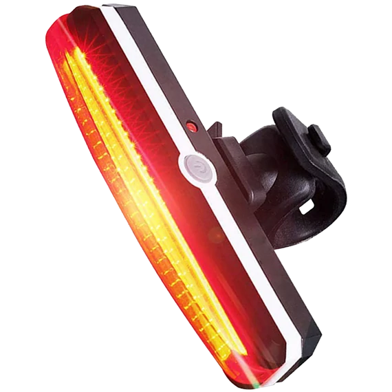 Tracon akkus LED bicikli lámpa, hátsó, piros, 1.5W, 3.7V, 500mAh, 100lm