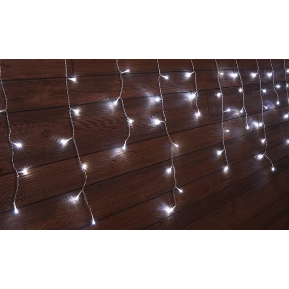 Tracon X22025 karácsonyi fényfüggöny, 10m, 250LED, hideg fehér