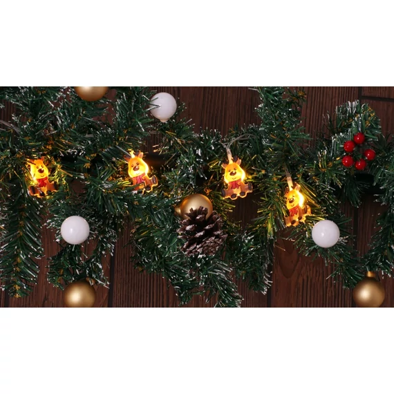 Tracon X22068 karácsonyi fényfüzér, szarvas, 90cm, 10LED, 3000K