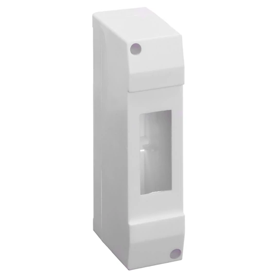 Falon kívüli elosztódoboz, ajtó nélkül, 1x1 modul, IP40