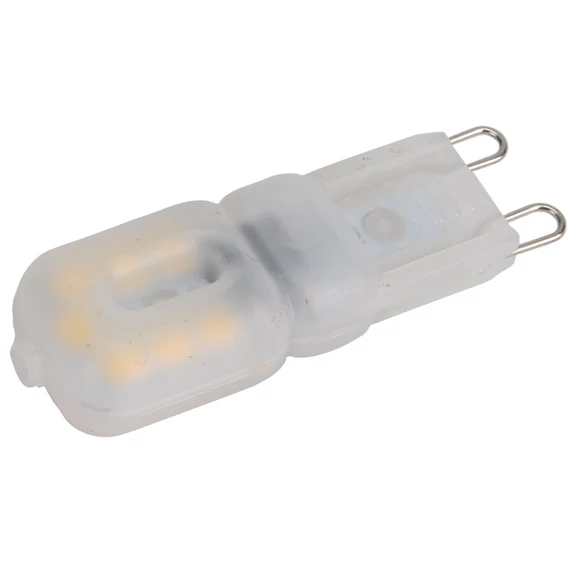 Tracon LED izzó műanyag házzal, G9, 230V, 2.5W, 2700K