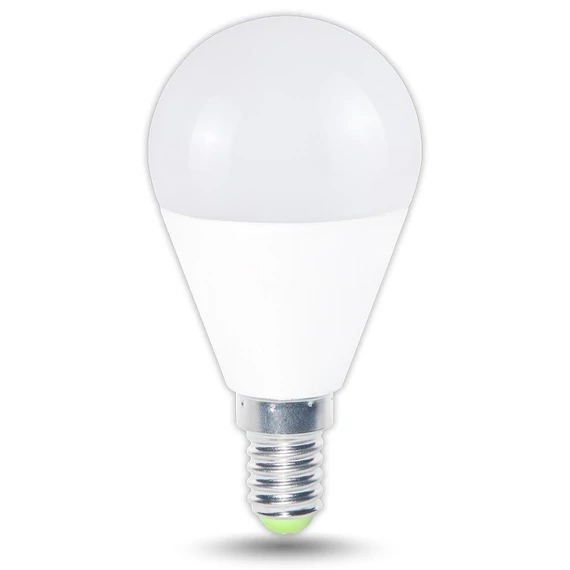 Tracon SMD LED izzó, kis gömb, E14, 8W, 2700K