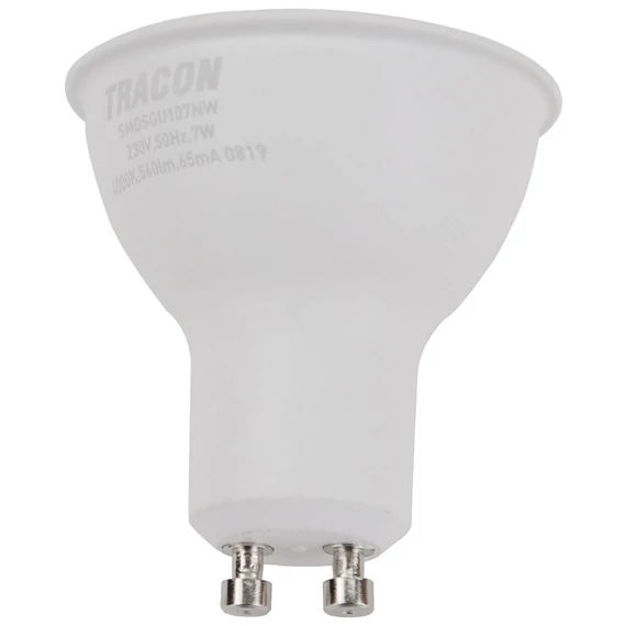 Tracon SMD LED spot izzó Samsung chippel, GU10, 7W, 4000K