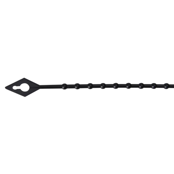 Tracon gyöngyös nyitható kábelkötegelő, 100x1.2mm, fekete