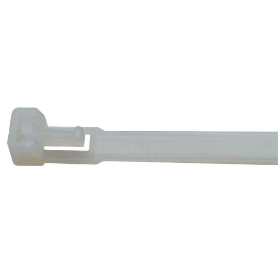 Tracon nyitható kábelkötegelő, 7.6x200mm, natúr