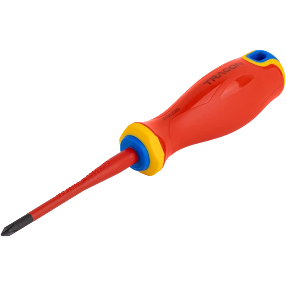 Tracon csavarhúzó, csillagfejű, 1000V, PH0x60mm