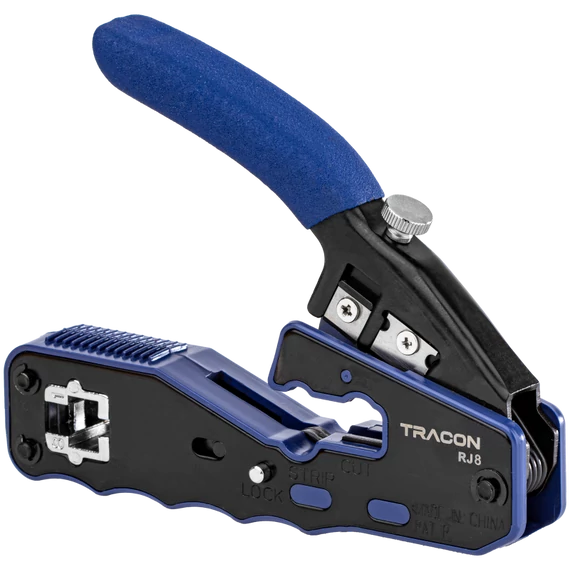 Tracon RJ8 vágó-csupaszító- és présszerszám, 135mm