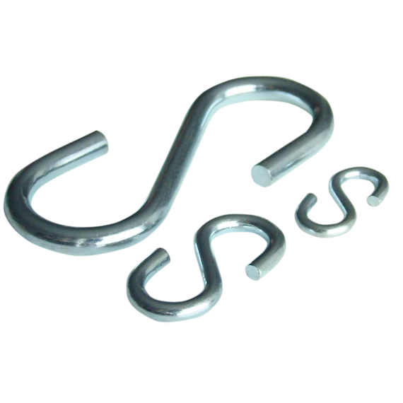 Tracon acél kampó, horganyzott, 575N, 4x30mm