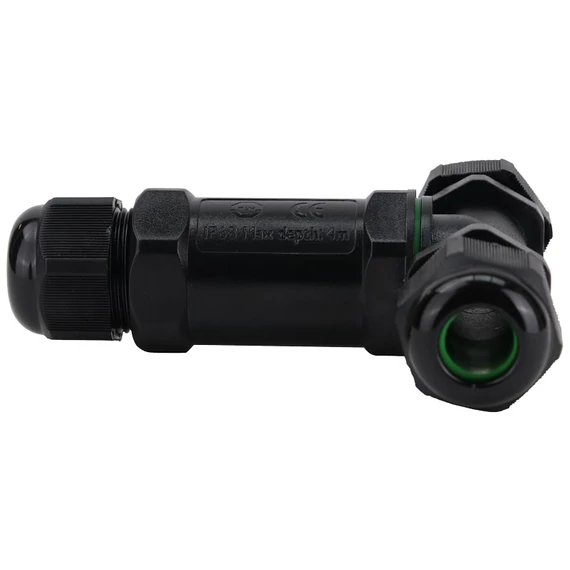 Tracon tömítőszelencés kábeltoldó, T-elágazó, 0.5-4mm2, IP68, 3P
