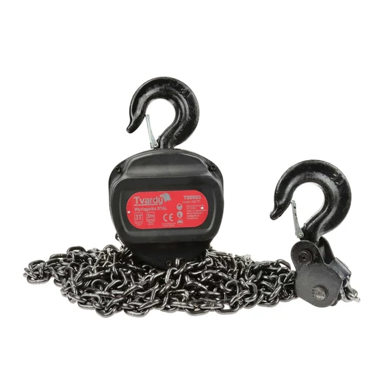 Tvardy T00003 láncos emelő 3T, 3m