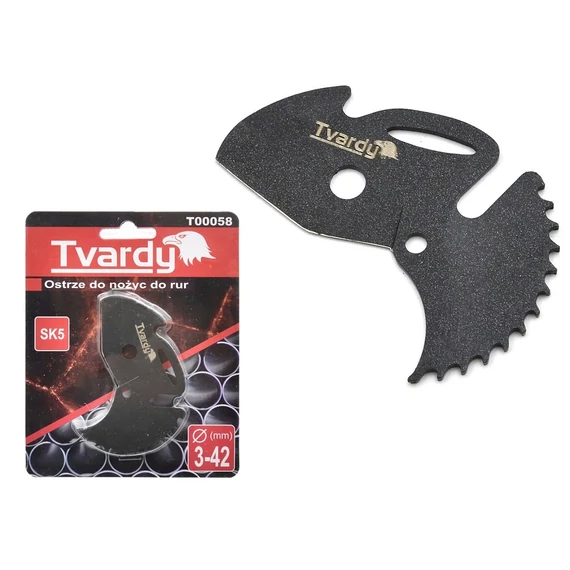 Tvardy T00058 PVC csővágó olló cserélhető penge, 0-42mm