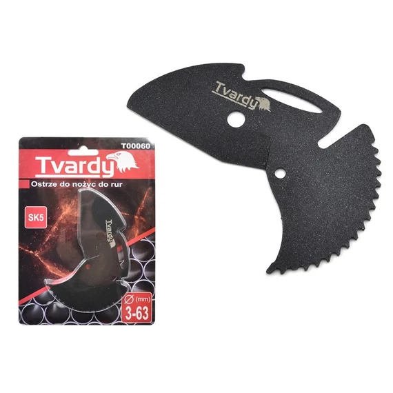 Tvardy T00060 PVC csővágó olló cserélhető penge 0-63mm