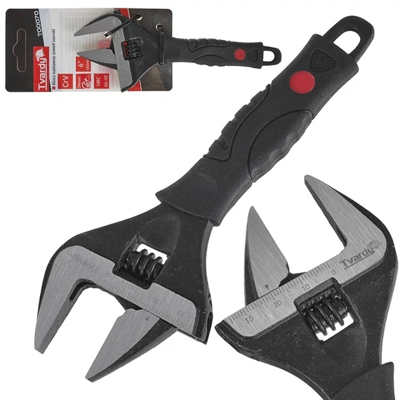 GKP-T00070 állítható kulcs CrV, 6&quot;, 34mm