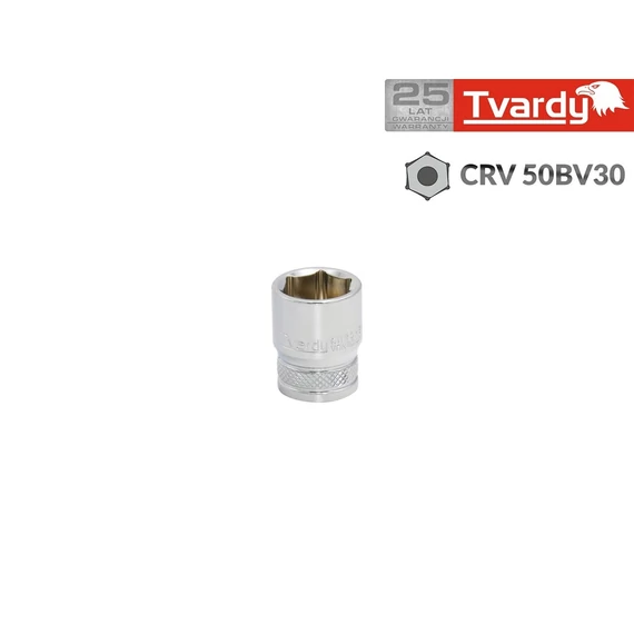 Tvardy T00140-09 dugókulcs CrV, hatszögletű, 1/4", 9mm