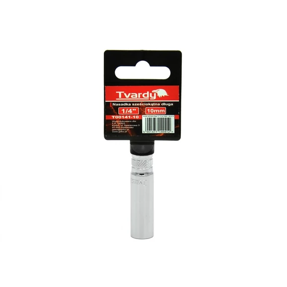 Tvardy T00141-10 dugófej, hosszított, 1/4&quot;, 10 mm