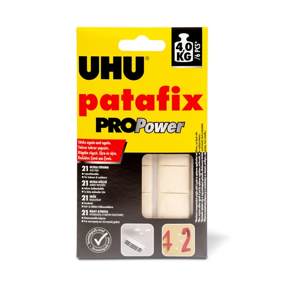 UHU Patafix PROPower gyurmaragasztó, fehér, 4kg