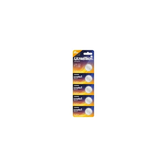 UltraTech CR2032 lítium elem, 5db
