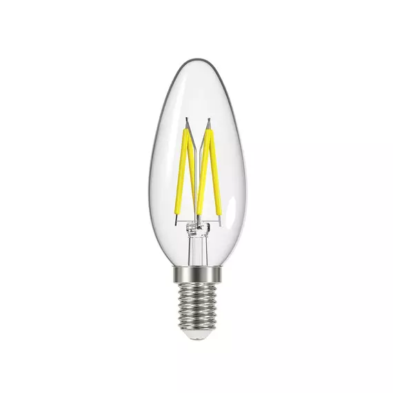 UltraTech filament gyertya LED izzó, meleg fehér, E14, 6W, 806lm