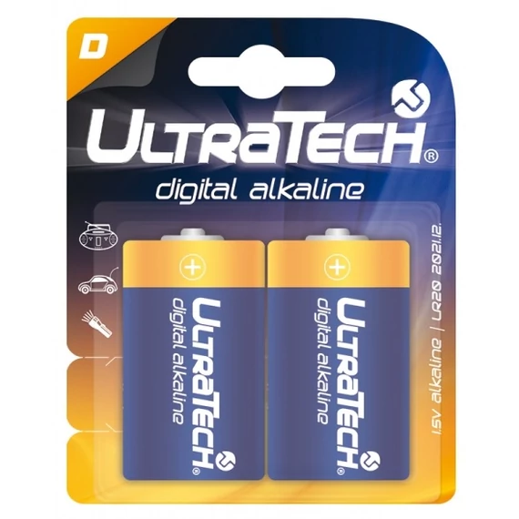 Ultratech D góliát elem, LR20, 1.5V, 2db