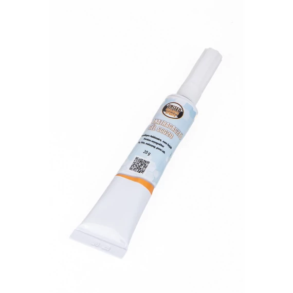 United Sealants SGG20 pillanatragasztó gél, transzparens, 20g