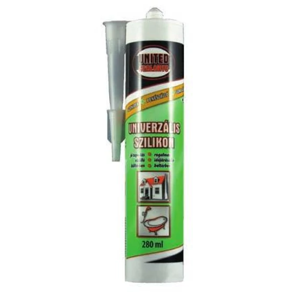 United Sealants univerzális szaniter szilikon, 280ml, szürke