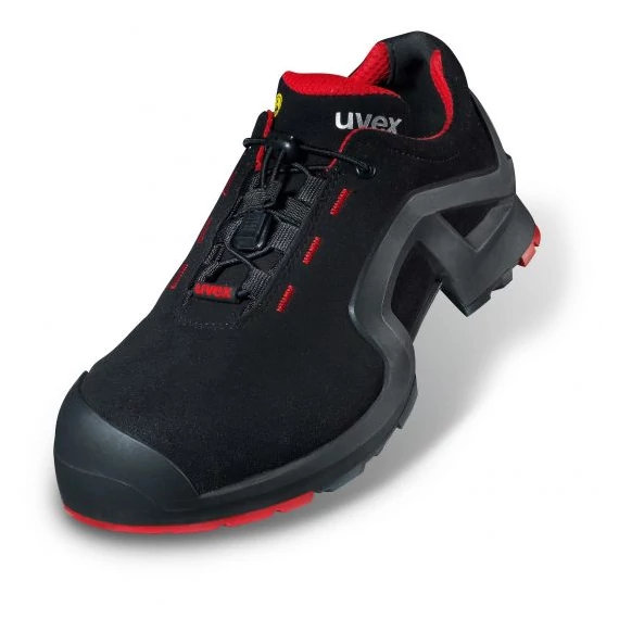 Uvex X-Tended S3 SRC munkavédelmi félcipő, fekete-piros, 41