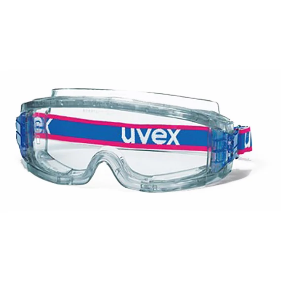 Uvex Ultravision szemüveg, szürke gumipántos, víztisza lencse