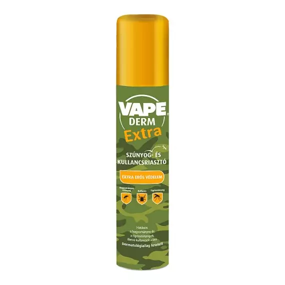 Vape Derm Extra szúnyog és kullancsriasztó száraz aeroszol 100ml