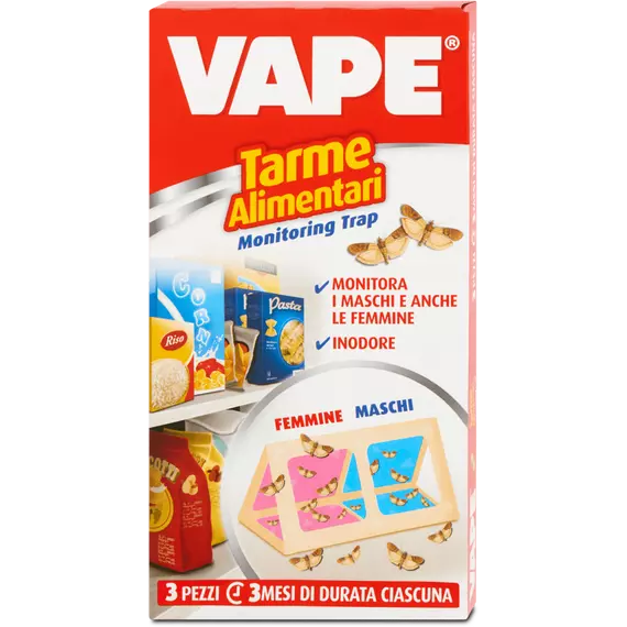 Vape Kétkamrás Élelmiszermoly csapda 3db