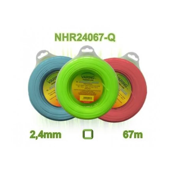 Fűnyíró damil négyszög 2,4 mm Robotox 1 Lb