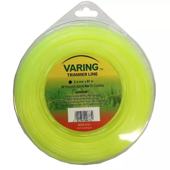 Varing Rotobox fűkasza damil, kerek, 2.4mm, 81m