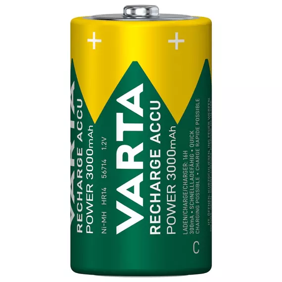 Varta Power bébi akkumulátor, C, 3000mAh, 2db