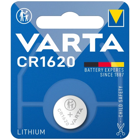 Varta CR1620 lítium gombelem, 1db