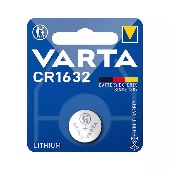 Varta CR1632 lítium gombelem, 1db