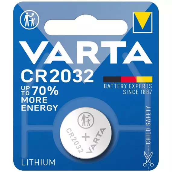 Varta CR2032 lítium gombelem, 1db