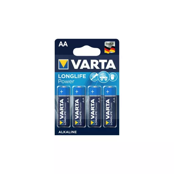 Varta Longlife Power LR06 ceruza elem, AA, 1.5V, 4db