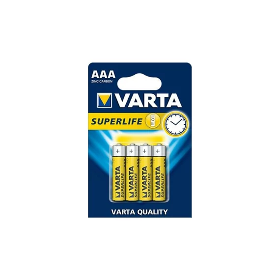 Varta Superlife R03 elem, AAA, 1.5V, 4db