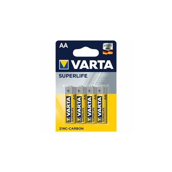 Varta Superlife R6 elem, AA, 1.5V, 4db