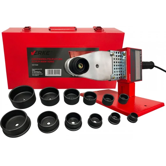 Verke V07500 csőhegesztőgép, 800W, 20-63mm