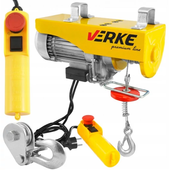 Verke V06050 elektromos csörlő 540W, 125-250 kg,  6-12m