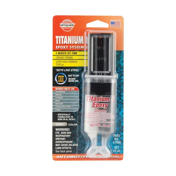 Titanium 5 epoxy szupererős fémragasztó, 25ml