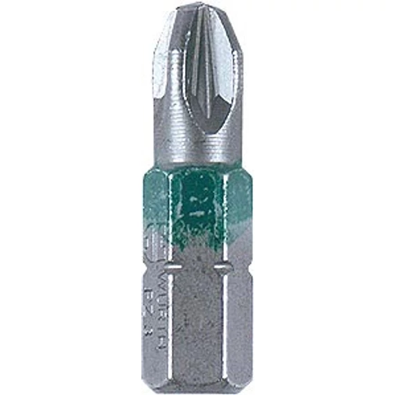 Würth Bit, PZ2, 25mm, 1/4"