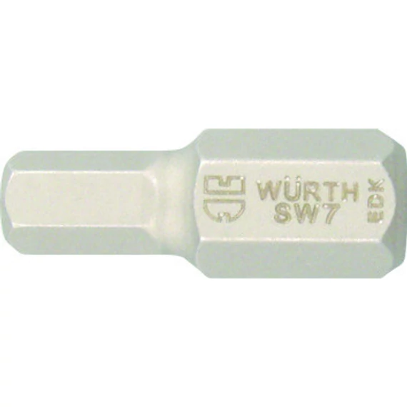 Würth Bit, hatszögletű dugókulcs, SW6, 30mm