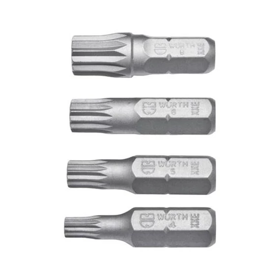 Würth bitkészlet, villáskulcs, 4 részes